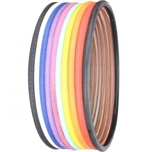 700C colored road bike tires solid rubber bicycle tire