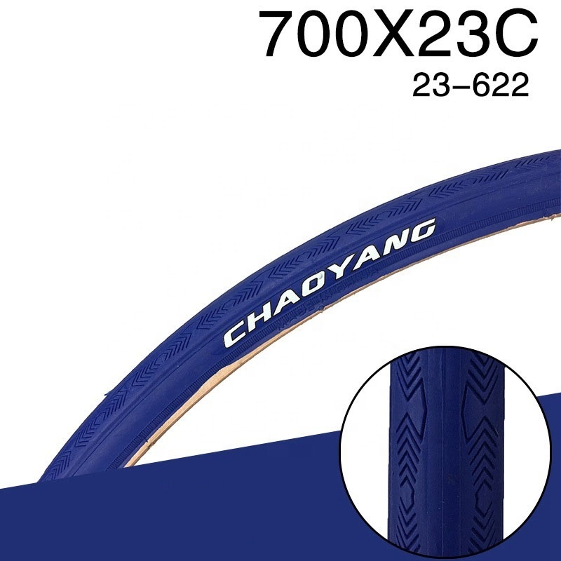 700C colored road bike tires solid rubber bicycle tire