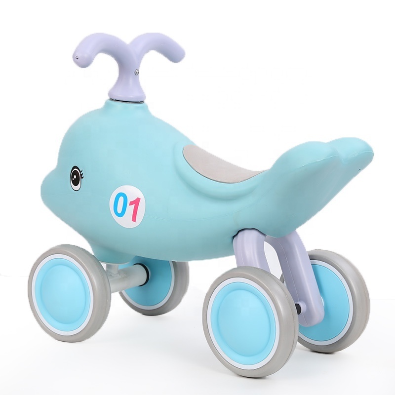 Hot Sale New Model Cartoon Baby Swing Car With 4 Wheels 2 Colors Mix Twist Car