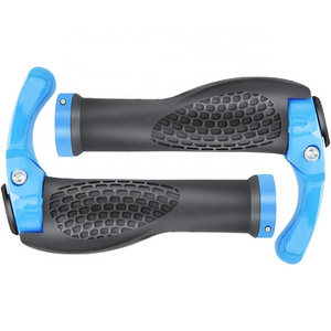 Mountain Bike Handle Cover Grip Aluminum Alloy PP Horn Bicycle Grips MTB Road Bike For Bicycle Parts