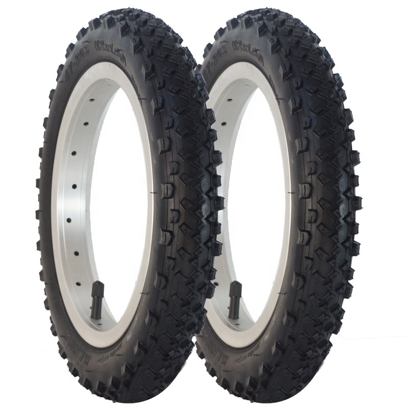 Racing Cross Mountain Bike Tyre Stab-resistant Durable Easy to Install and Remove 12*2.125 Bicycle Outer Tire