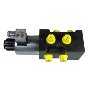 Oil circuit selection 2 position 6 ways bankable flow diverter solenoid operated directional hydraulic valve KV -6/2-10-G-24DC