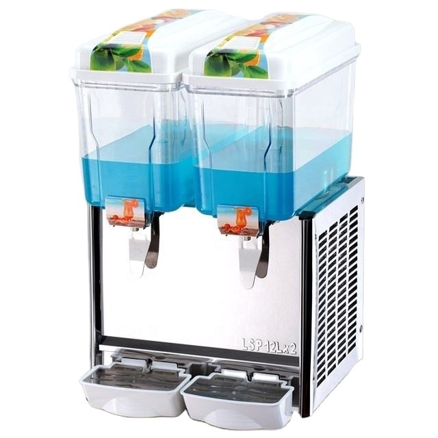 Commercial 3 Tanks Cold Juice Dispenser Beverage/Large Capacity Drink Dispenser