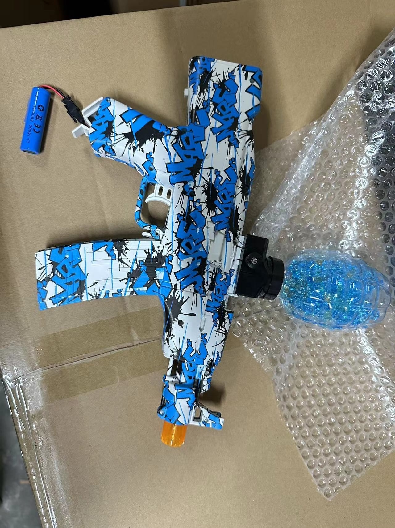 2023 Discount Gel Ball Blaster AK M416 Automatic Toy Gun Gel Electric Splatter Ball Gun for Kids Toy Gun