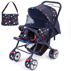 Multi-functional Luxurious pushchair baby stroller factory with high quality child baby prams Baby carry basket