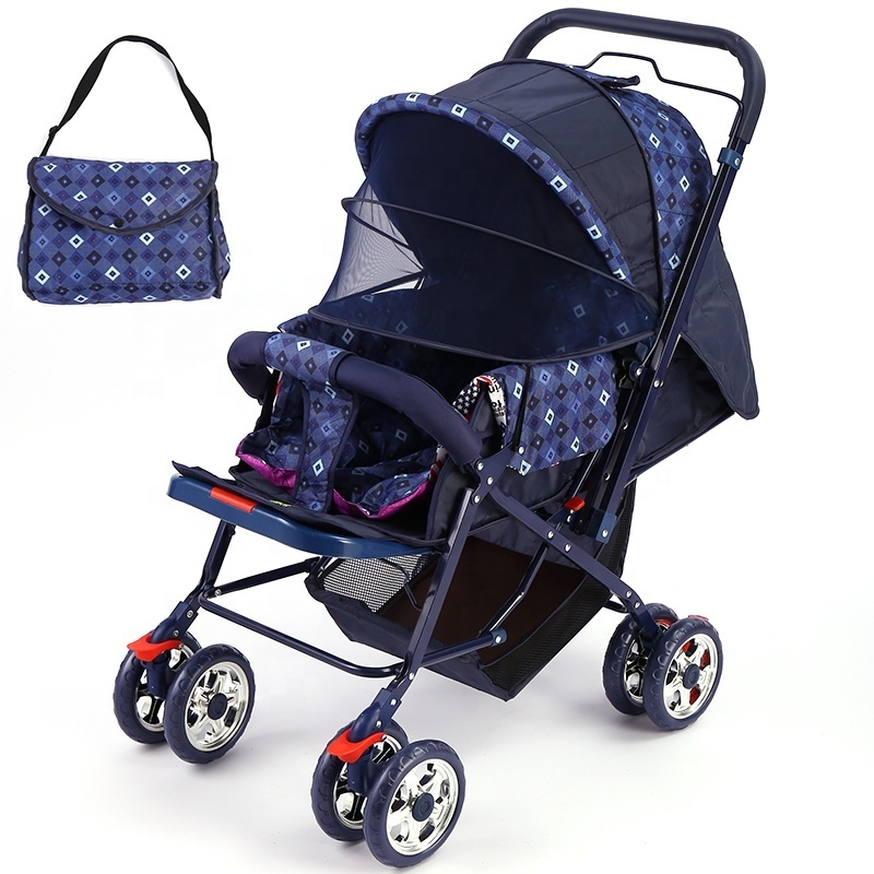 Multi-functional Luxurious pushchair baby stroller factory with high quality child baby prams Baby carry basket