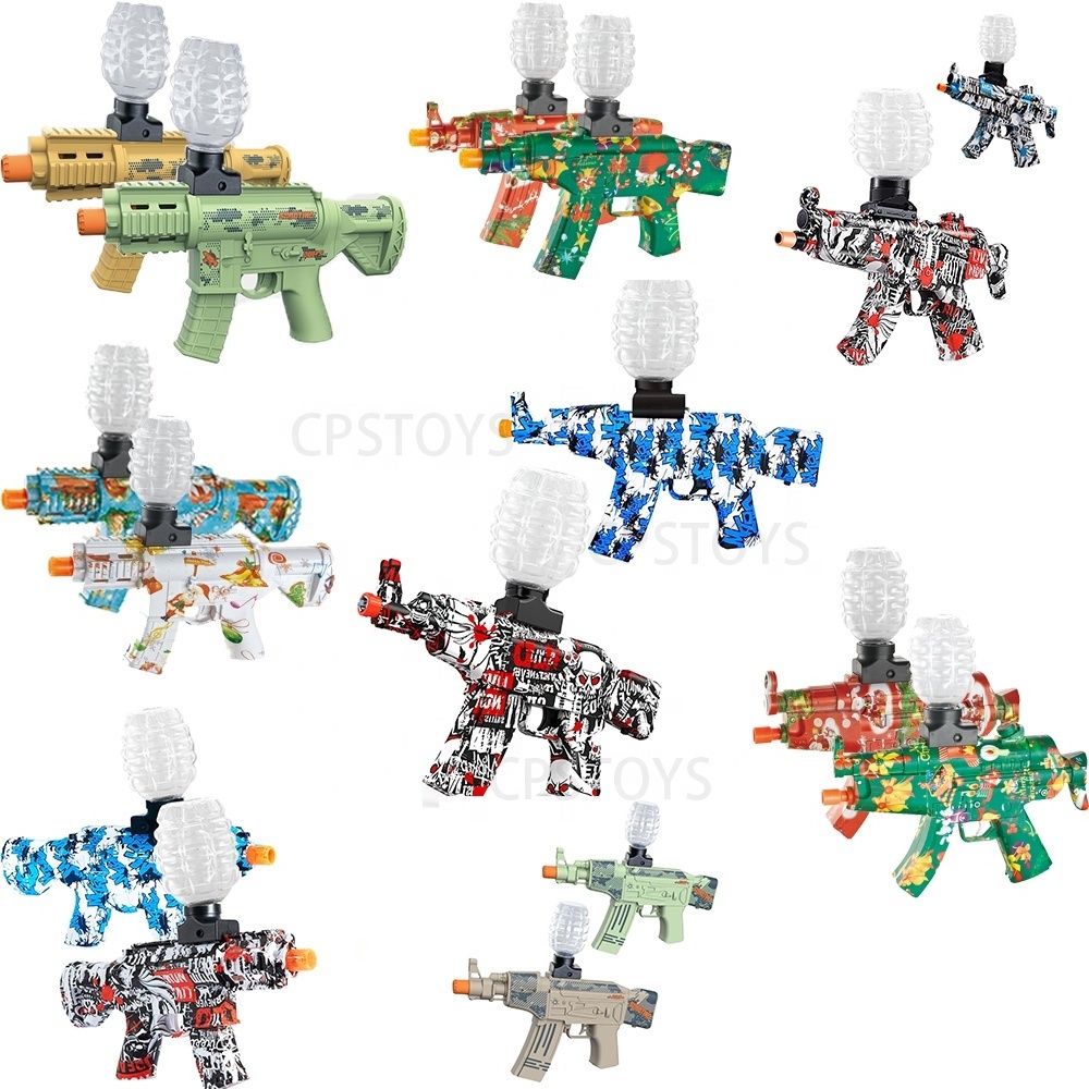 2023 Discount Gel Ball Blaster AK M416 Automatic Toy Gun Gel Electric Splatter Ball Gun for Kids Toy Gun