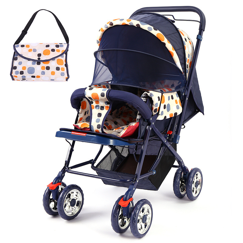 Multi-functional Luxurious pushchair baby stroller factory with high quality child baby prams Baby carry basket