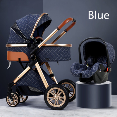 Bolina 3 in 1 Baby Stroller Pram With Bassinet And Swing Cradle For New Bebe Travel System Baby Carriage