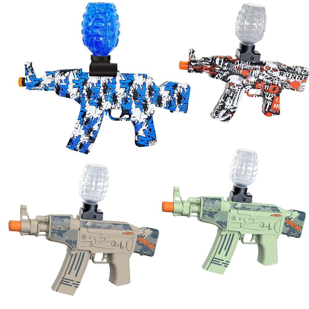 2023 Discount Gel Ball Blaster AK M416 Automatic Toy Gun Gel Electric Splatter Ball Gun for Kids Toy Gun