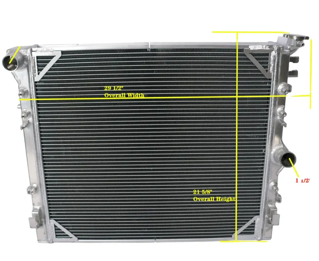 3 Row Aluminium Radiator Car Radiators for Jeep Wrangler JK 2.8 CRD Diesel 07-18