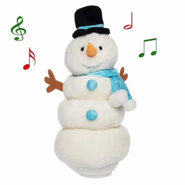 Hot Selling Funny Wriggle Doll Recorder Singing Cactus Plush Toy Dancing for Christmas Gifts