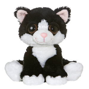 Wholesale customized stuffed animal plush big eyes cat toys