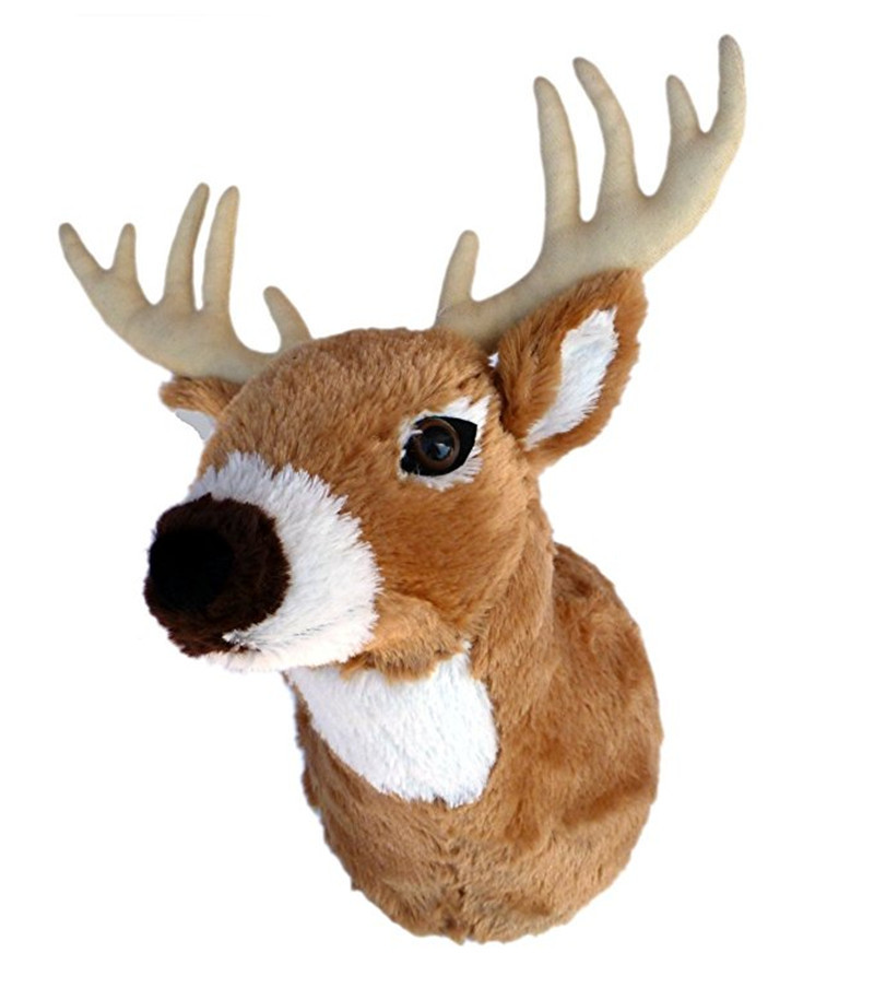 2020 Home wall decor stuffed plush animal head