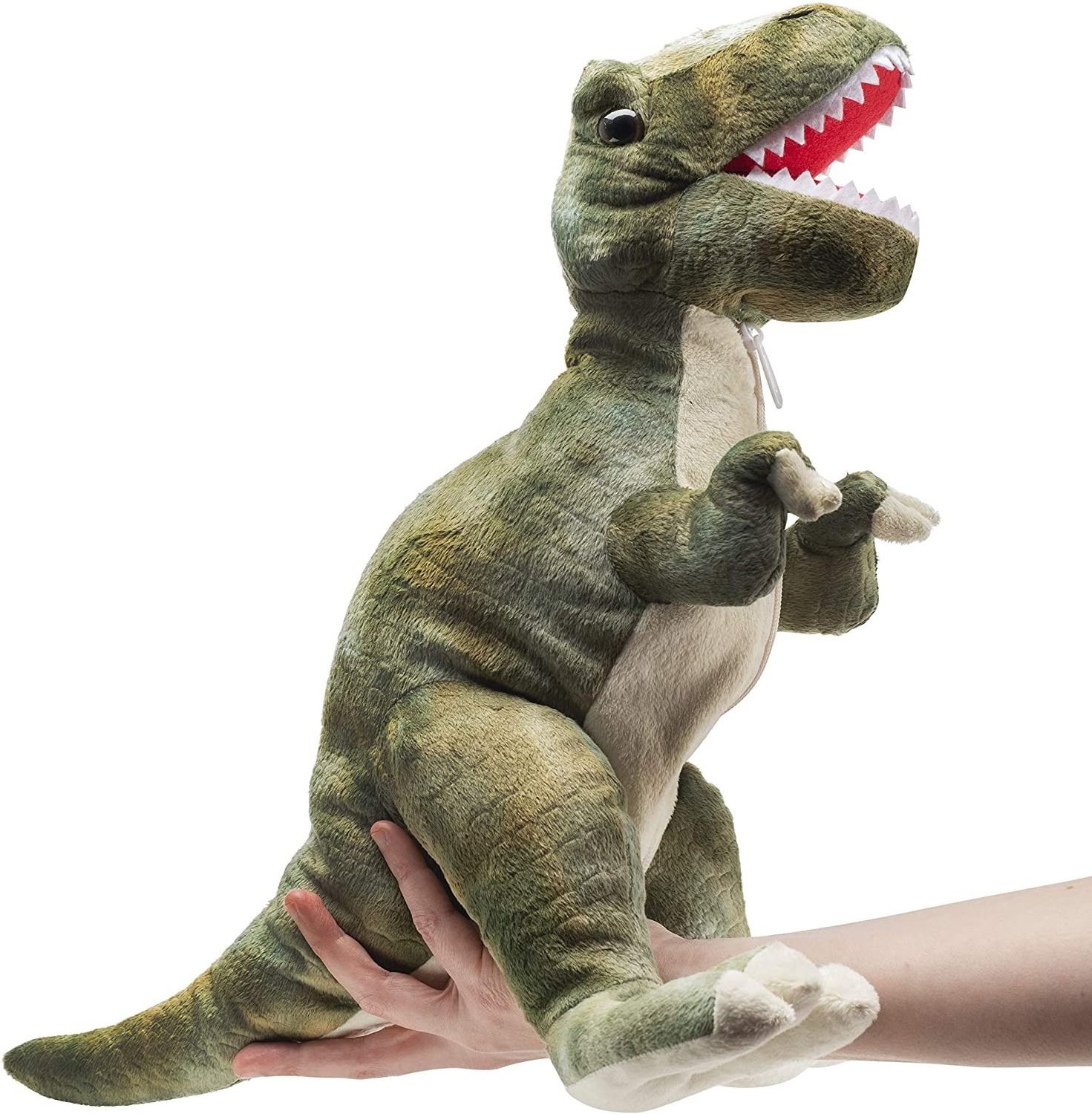 15 inch Customized Toys Dinosaur Plush Stuffed Animal with Tummy Carrier Filled with 5 Cute Little Baby Dinosaur Toy Set