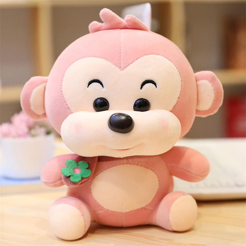 High Quality plush monkey toys stuffed sitting monkey toys