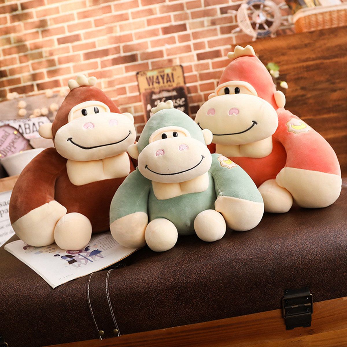 Hot Sale Forest Animal Plush Toy 26cm Gorilla Orangutan Creative Simulation Stuffed Plush Doll