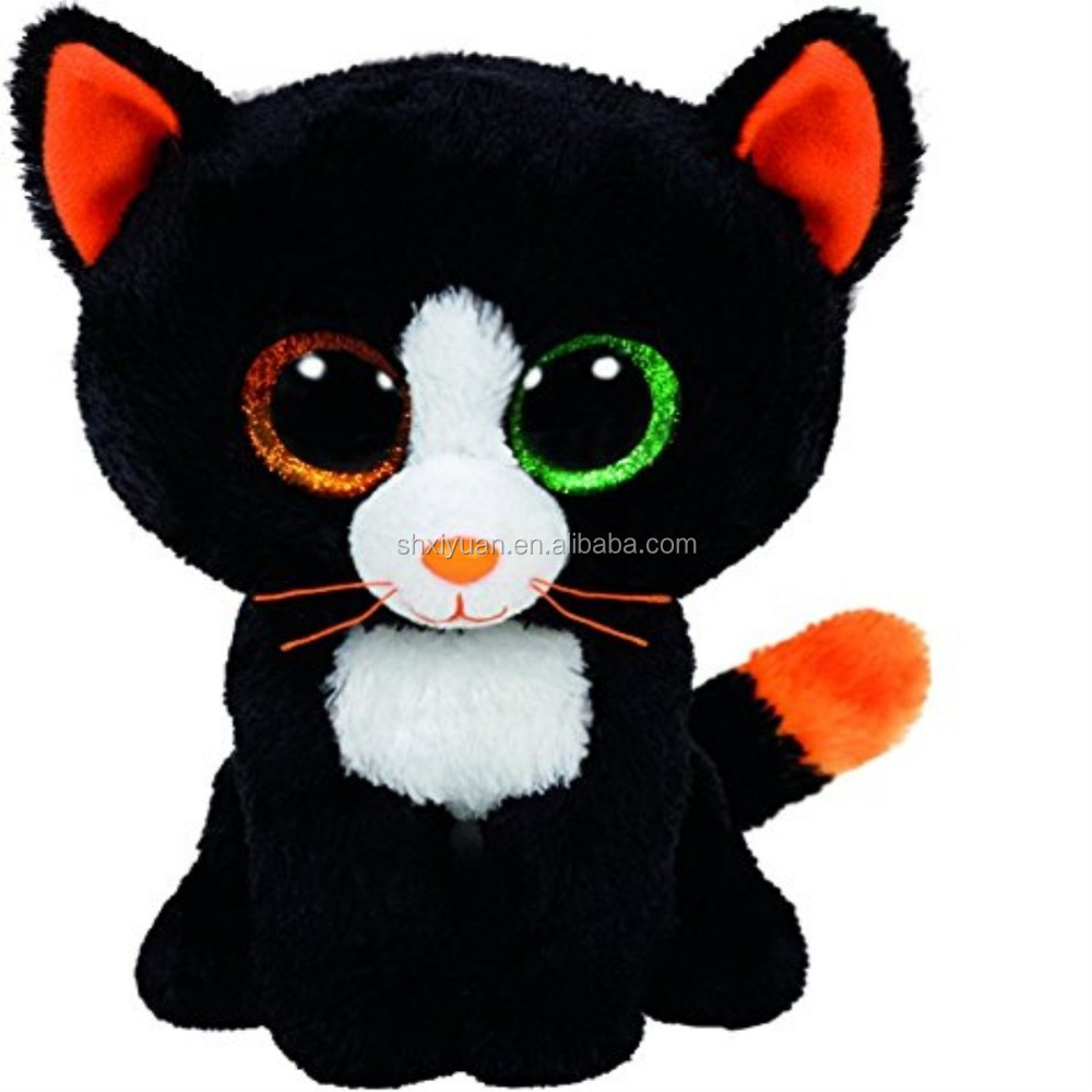 Wholesale customized stuffed animal plush big eyes cat toys