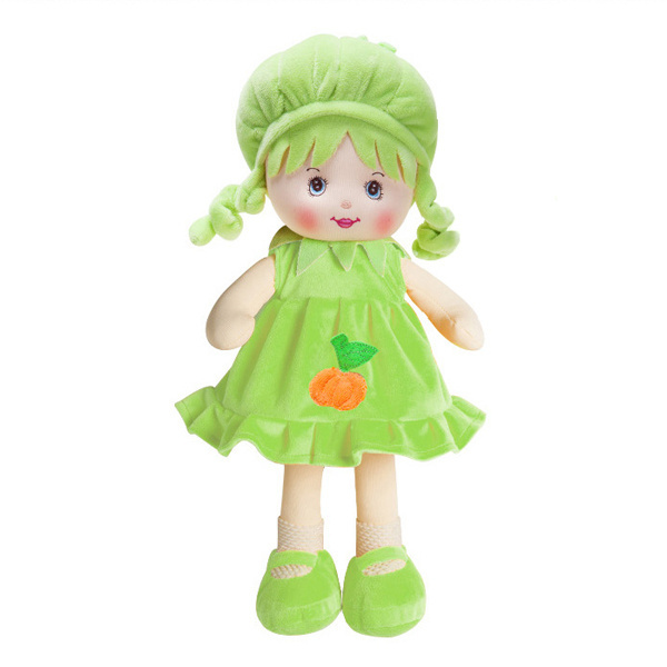 Special pretty personalized long hair plush girl doll