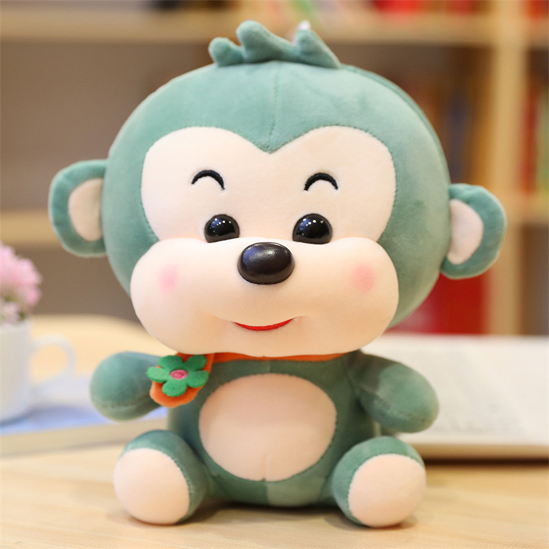 High Quality plush monkey toys stuffed sitting monkey toys