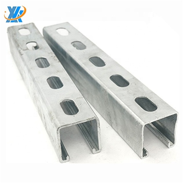 Stainless steel c channel/stainless steel unistrut channel/galvanized steel c channel