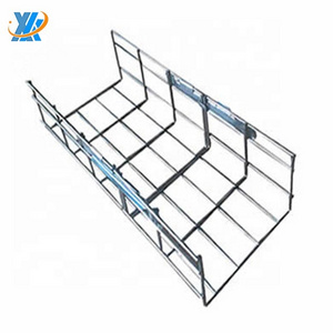 Move Easily Stainless Steel Wire Mesh Basket Tray , Basket cable Tray