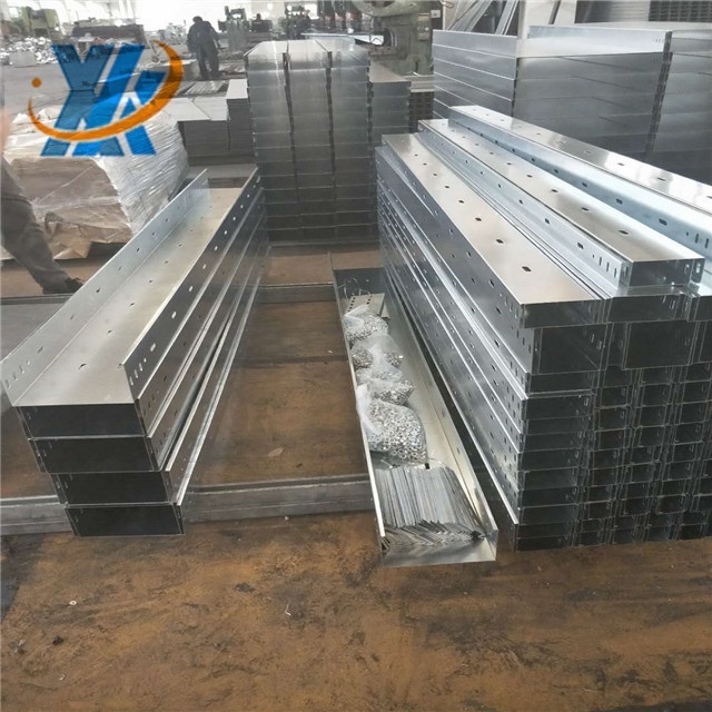 hdg electrical steel cable duct, perforated cable trunk