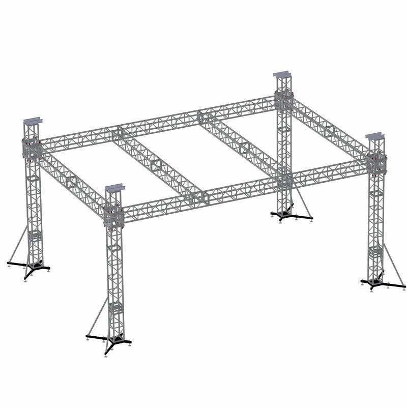 Aluminium event truss bolt type aluminum truss display light lift truss stand tower