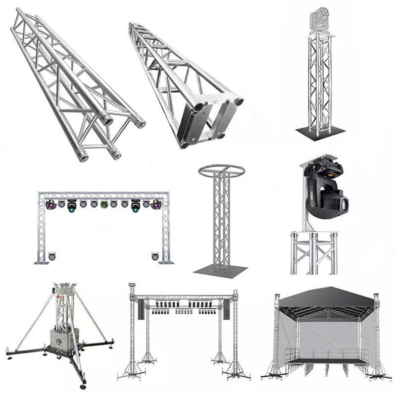 Aluminium event truss bolt type aluminum truss display light lift truss stand tower