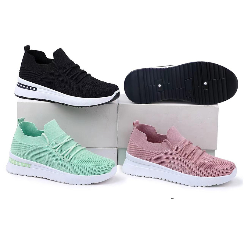 Wholesale China Factory Custom Women PVC Fashion Running Casual Shoes Light weight