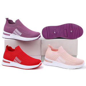 Wholesale China Factory Custom Women PVC Fashion Running Casual Shoes Light weight