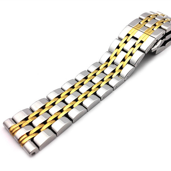 quick release 7 beads fashion metal stainless steel watch band watch strap