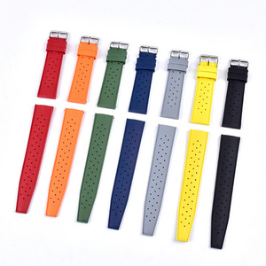 20mm 22mm Tropic FKM Rubber Watch Band Strap Quick Release