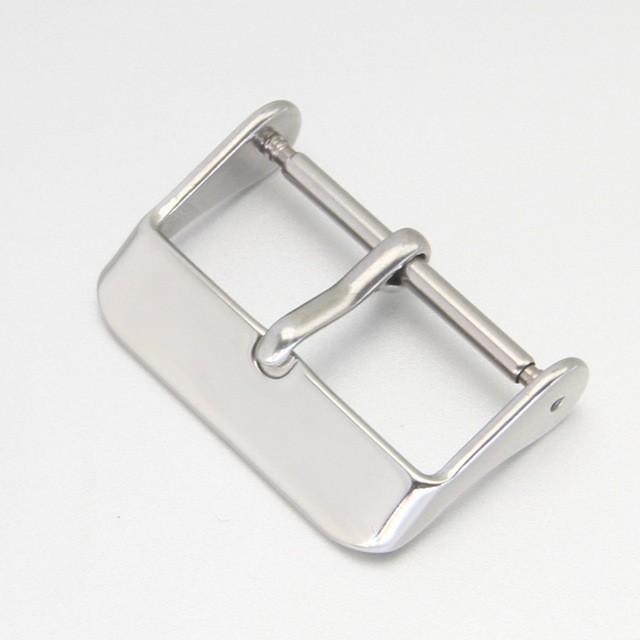 Stainless Steel Polished Metal Belt Buckle Watch Buckle Stainless Steel With Your Logo