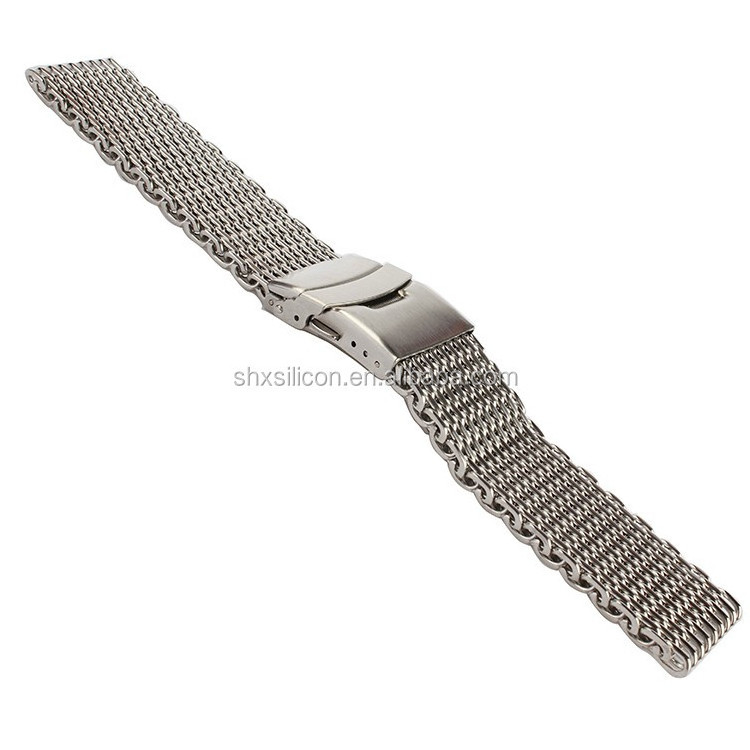 18mm 20mm 22mm 24mm mesh stainless steel watch bracelet