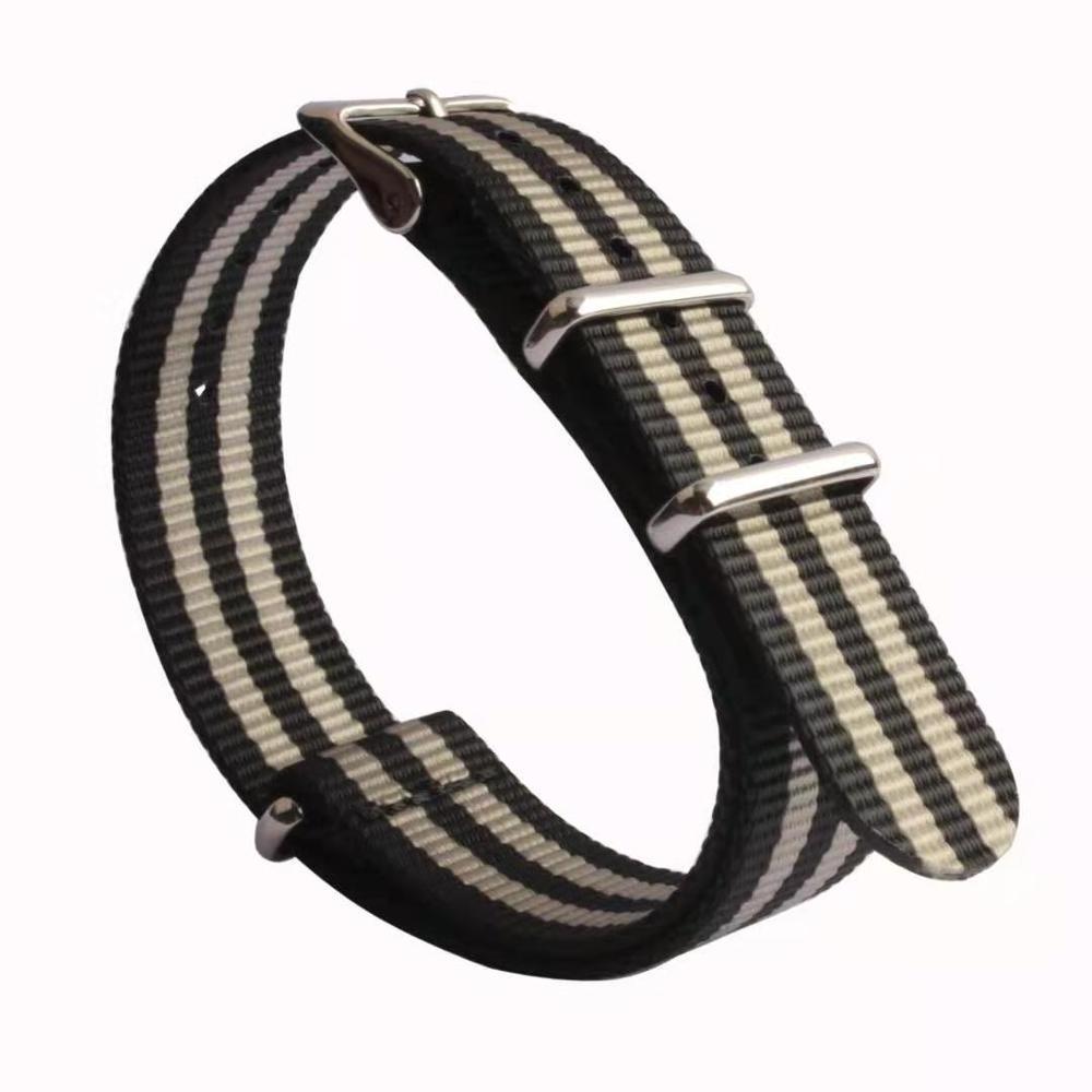 20mm 22mm One piece Nylon Watch Band Parachute Watch Strap