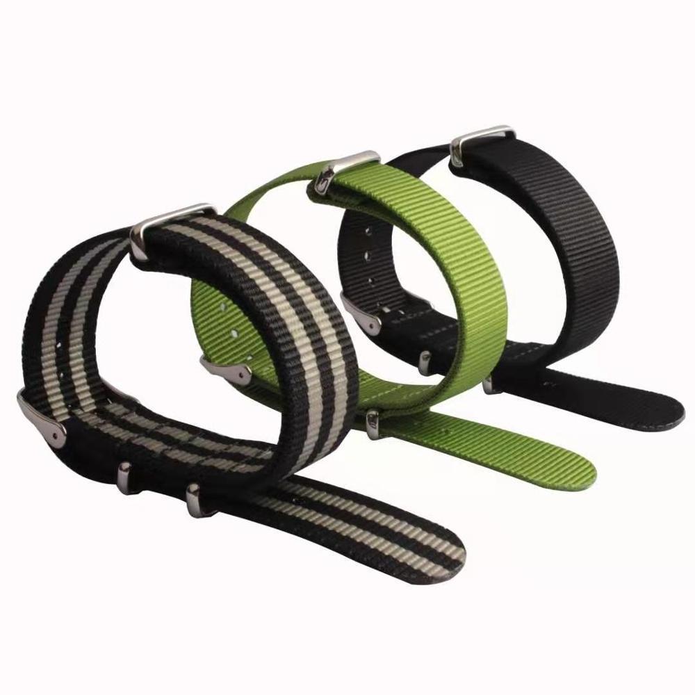 20mm 22mm One piece Nylon Watch Band Parachute Watch Strap