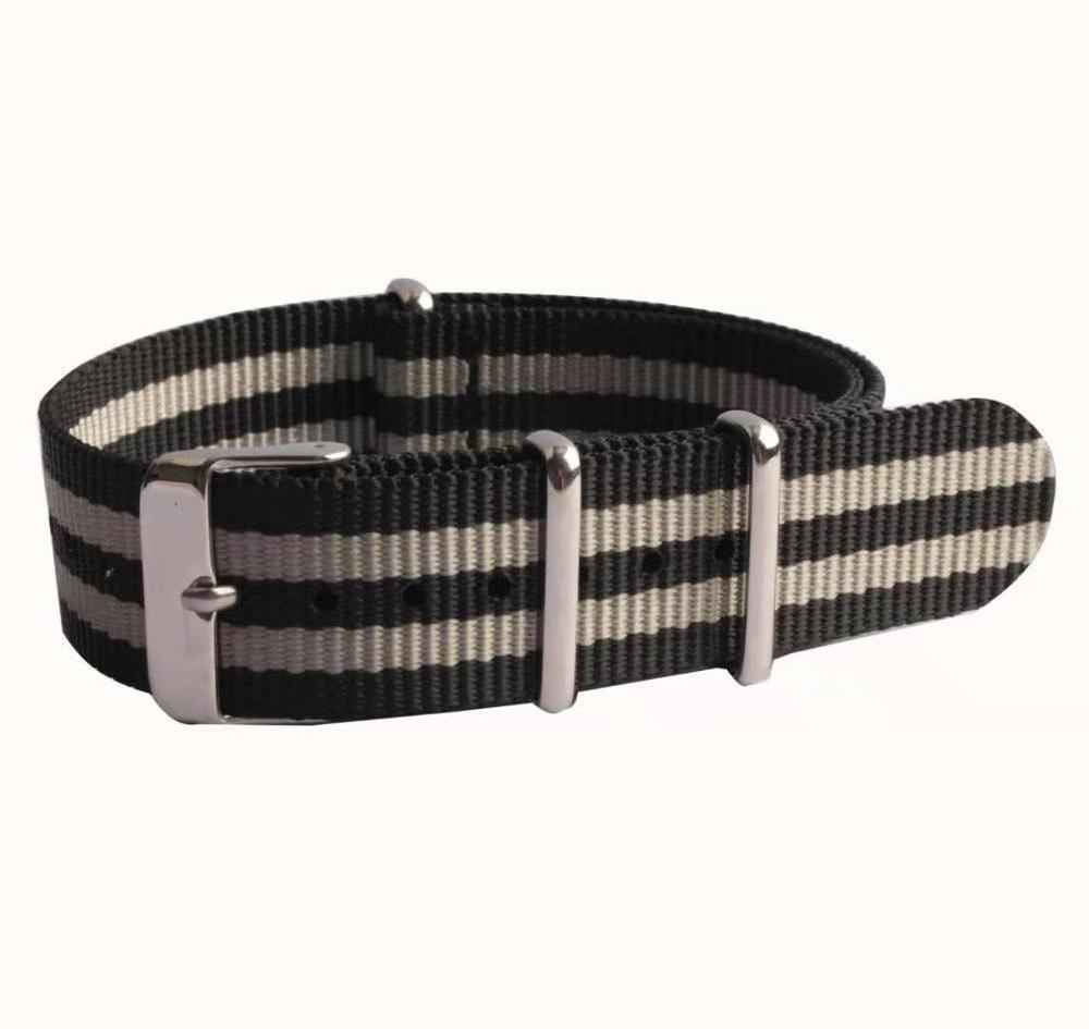 20mm 22mm One piece Nylon Watch Band Parachute Watch Strap