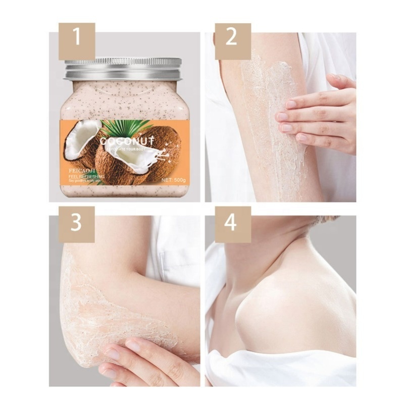 Body Scrub Natural Body Care Whitening Exfoliating Organic Skin Care Exfoliation Fruits Sea Salt  Body Hand Foot Scrub