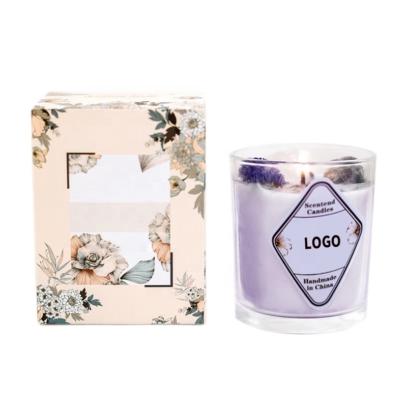 Wood Wick Soy Lavender Decorative Cheap Home Decor Scented Candles