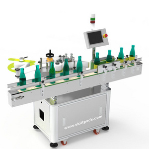 Cheap vials packaging line adhesive labeling machine with table device