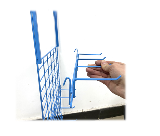 Free design free sample collection supermarket shelves metal display racks floor tile display racks