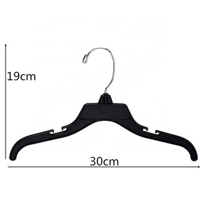 12 Inches Baby Kids Children Clothes Suit Garment Coat Top Black 30CM Plastic Child Hangers Wholesale