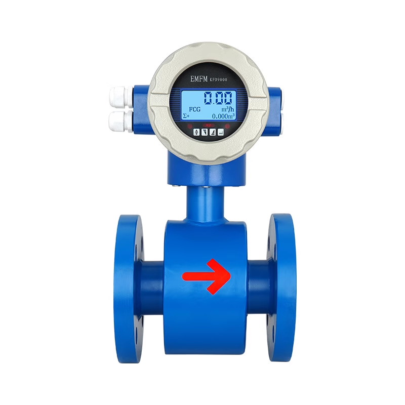 4-20ma with rs485 Electromagnetic flow meter for sewage