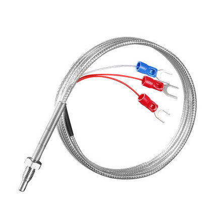 M6 M8 High Temperature Industrial Thermocouple Sensor 2 Wire 3 Wire Screw Temperature Sensor