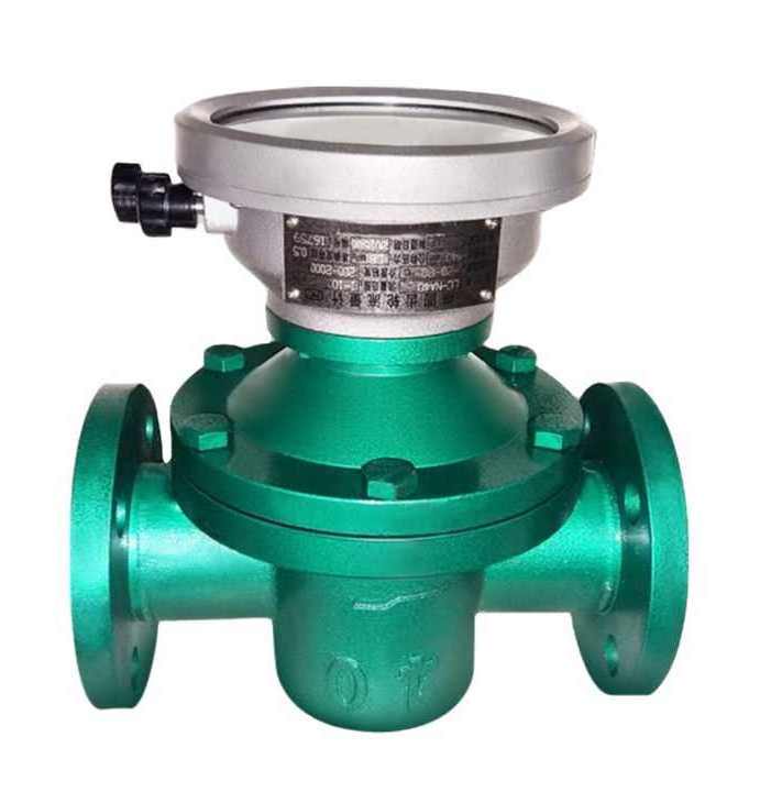 DN50 DN 65 DN100 Oval Gear Flow Meter Mechanical With External Heat Jacket Asphalt Bitumen For Measurement