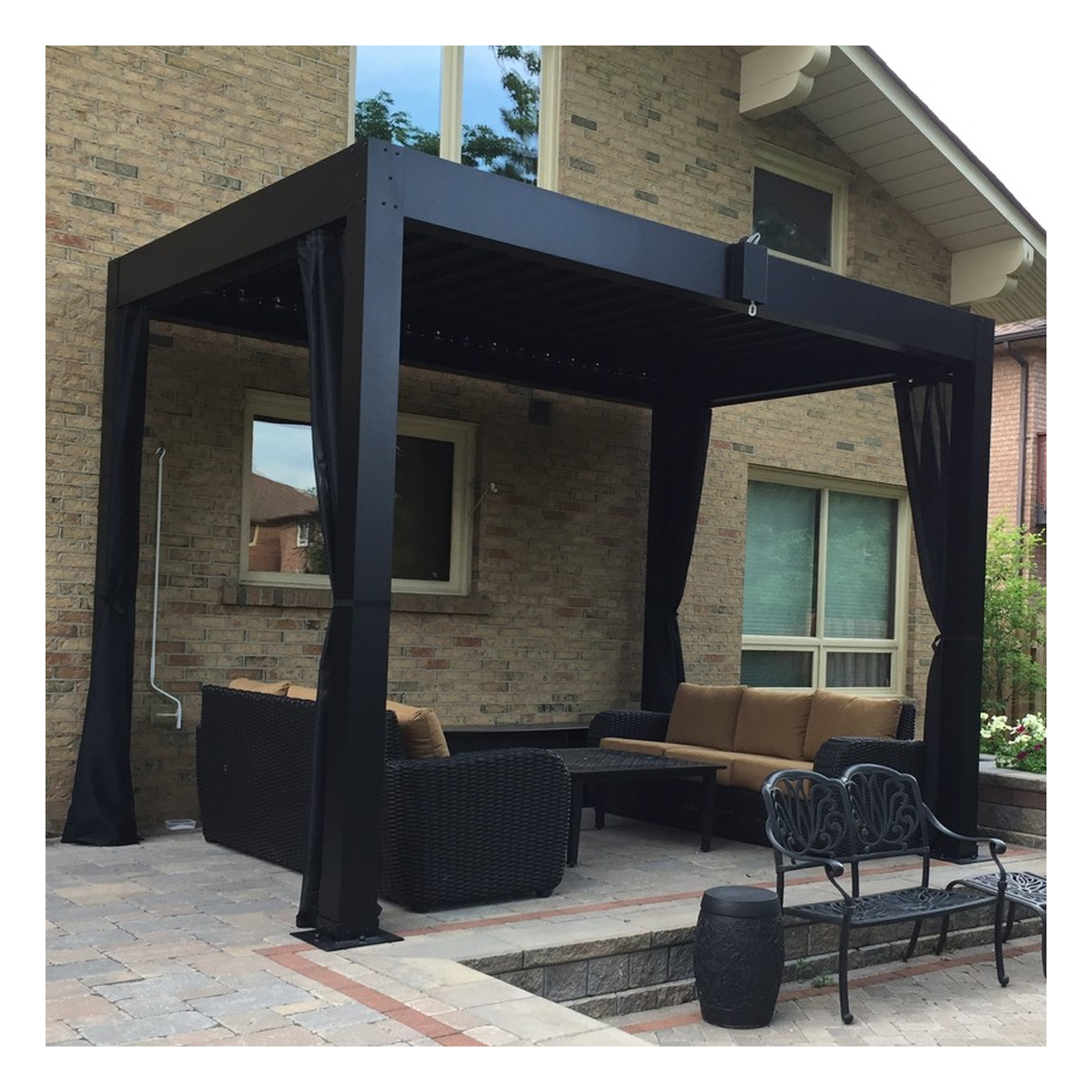 X-KPR Customized gazebos pergola motorized pergola kits pergola en aluminium