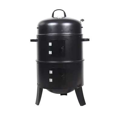 Home Outdoor Barbecue Charcoal Grill Black Portable BBQ graills Smoker BBQ