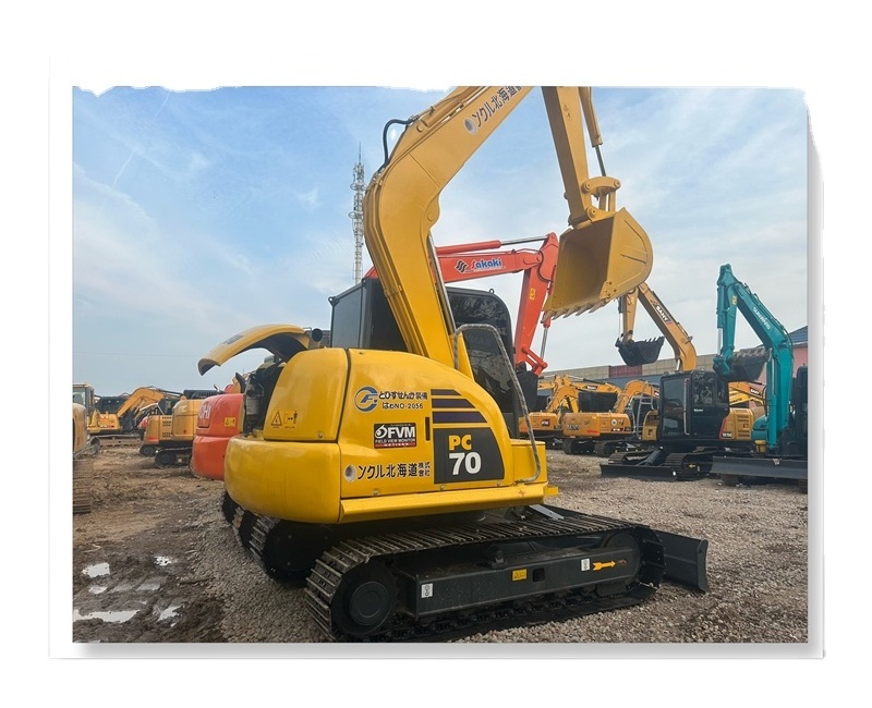 2022 Imported low hours Komatsu 70-8 Excavator Used Crawler Excavator PC70-8 7 Ton Mini Komatsu excavators for Sale