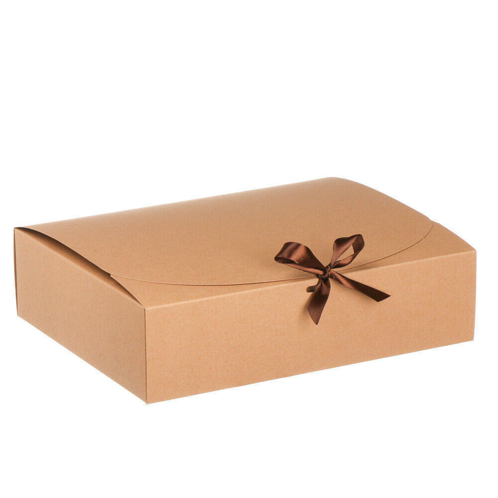 Square Kraft Paper Box Cardboard Package Valentine's